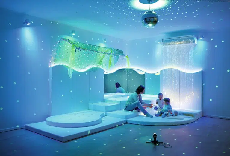 example of a Snoezelen Room for therapy with autistic children